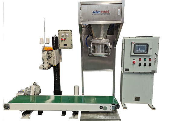 3 Phasen-doppelter Eimer-bauschende Verpackungsmaschine in der Haustierzufuhrindustrie