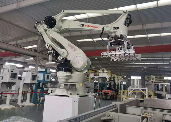 Kawasaki Robotic Arm Palletizer In-Düngemittel-Produktion