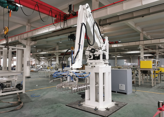 Elektrischer programmierbarer Boden - brachte Palettierungsroboter-Greifer für Ventil Taschenzement an