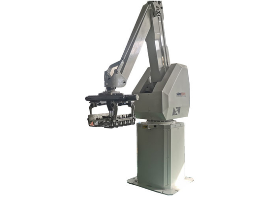 Energiesparender stapelnder 4 Palletizer-Roboter Tasche Äxte PLC 50kg für Zufuhr-Tasche