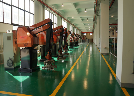 Energiesparender stapelnder 4 Palletizer-Roboter Tasche Äxte PLC 50kg für Zufuhr-Tasche