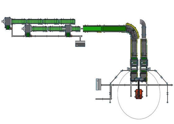 Kawassaki-Boden - angebrachter Palettierungsroboter-Arm des Karton-130kg