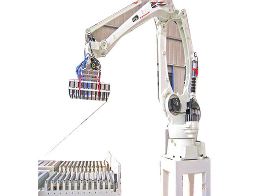 Kawassaki-Boden - angebrachter Palettierungsroboter-Arm des Karton-130kg