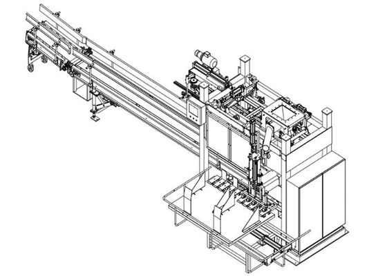 Taschen-automatisches Wiegen 380V 25kg und Verpackungsmaschine für Kitt-Pulver