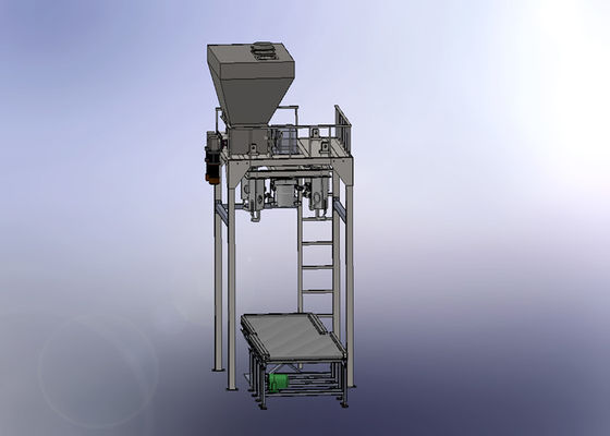 Taschen-Verpackungsmaschine der Selbstentblätterungs-600Kg riesige in der Zufuhr-Industrie