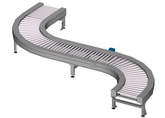 6000mm motorisierte Rollenbahn 7500W in der Nuss-Industrie