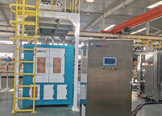 25 Kilogramm Tasche gegebene Kugel-Körnchen-Verpackungsmaschine-grüne Farbe-14 Kilowatt