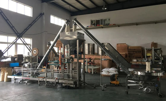 Reis-Mehl-Lebensmittelchemikalie-Pulver-Verpackungsmaschine 0.6MPa 25kg für alle Industrie